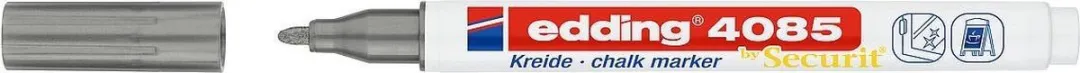 edding 4085 Krijtstift Zilver - 1 Stuk - afbeelding 6 van 6