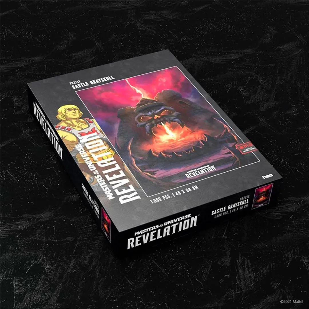 Masters Of The Universe Puzzel Castle Grayskull (1000 pieces) Multicolours