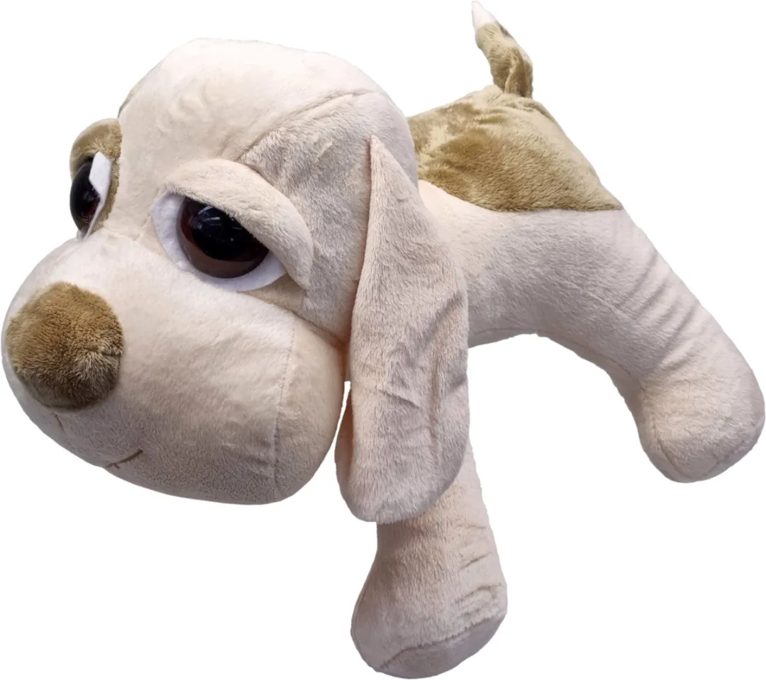 Unitoys Hond Pedro Liggend 36cm - Crèmbruin
