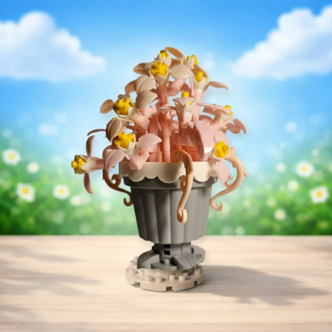 Shantou Toys DIY Bouwbloem Duizendguldenkruid