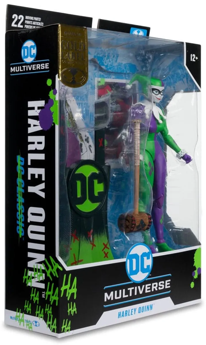 McFarlane Toys DC Multiverse Harley Quinn Jokerized Gold Label - 18cm Action Figuur - Multi