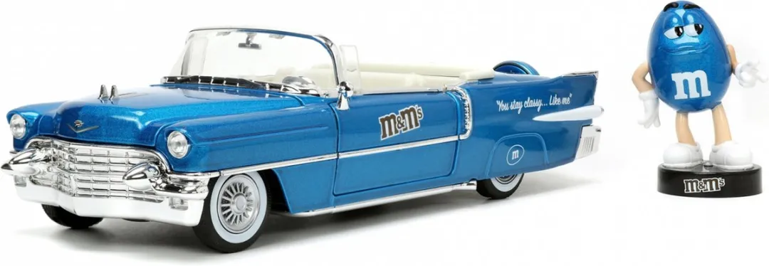 Jada Toys M&Ms 1:24 1956 Cadillac Eldorado