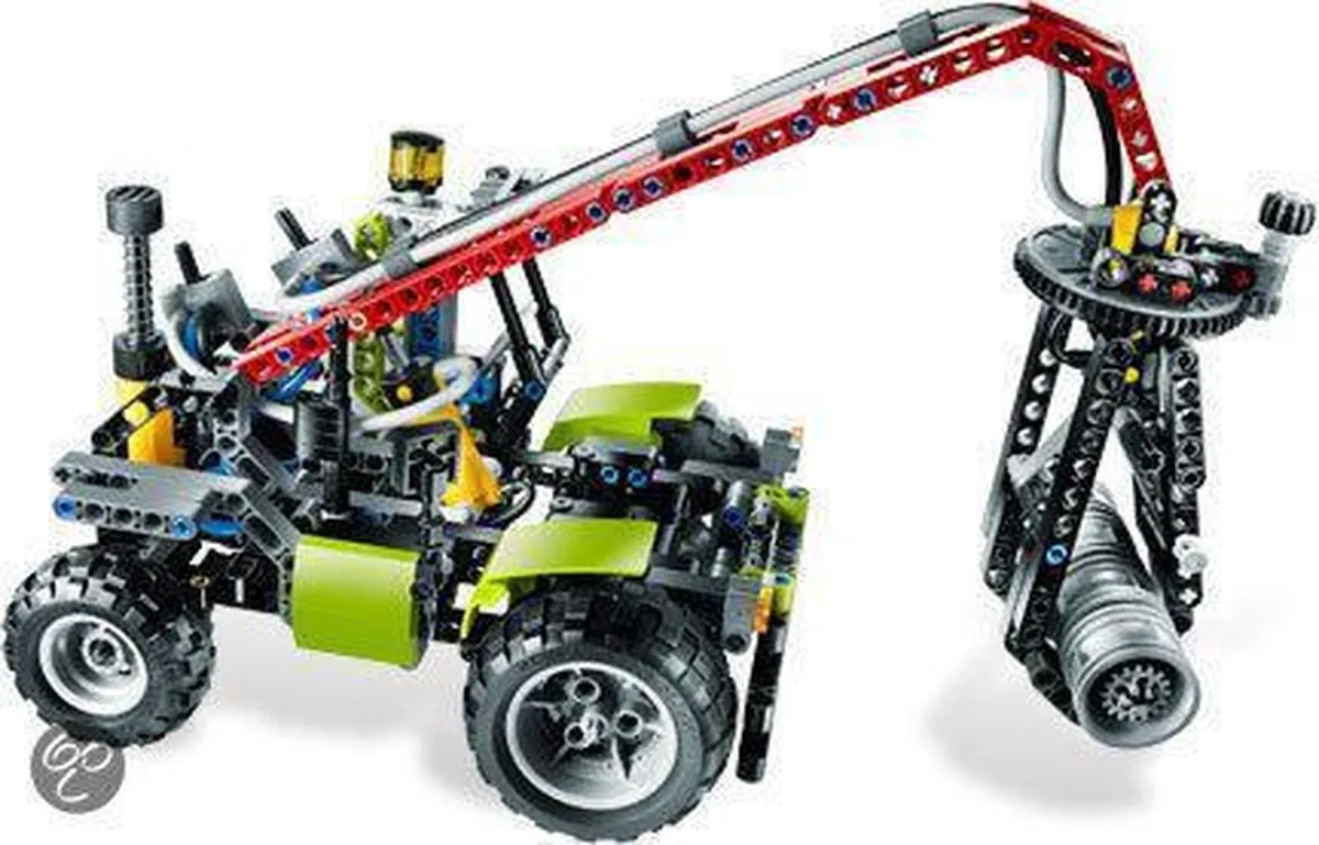 LEGO Technic Tractor met Boomstammentrailer 8049 - 525 Stukken