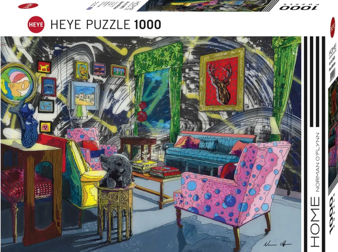 Heye Puzzel Kamer met Hert 1000 Stuks