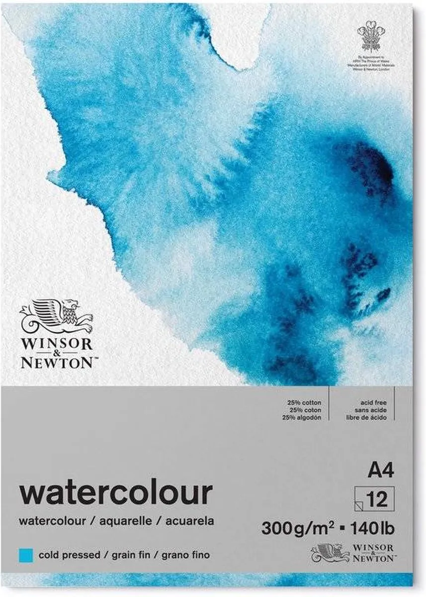 Winsor & Newton Watercolor Blok A4 12 Vel