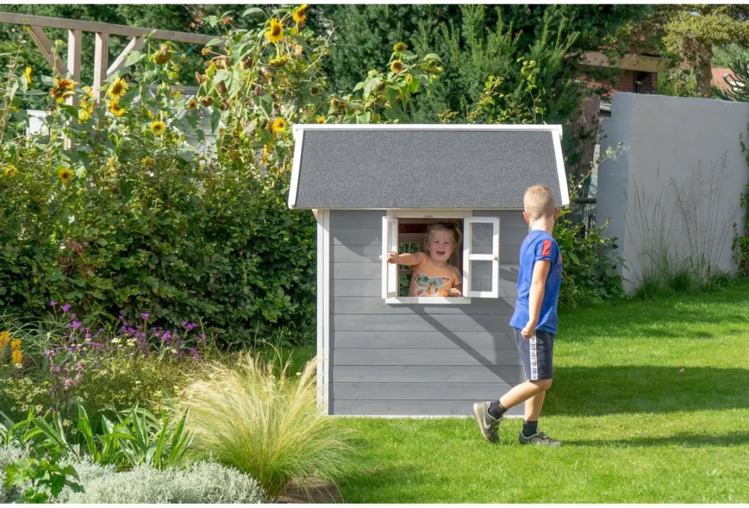 EXIT Toys Loft 150 Houten Speelhuis - Grijs