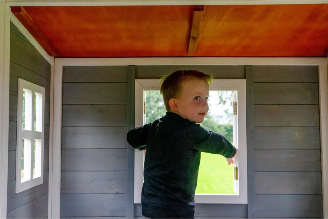 EXIT Toys Loft 150 Houten Speelhuis - Grijs