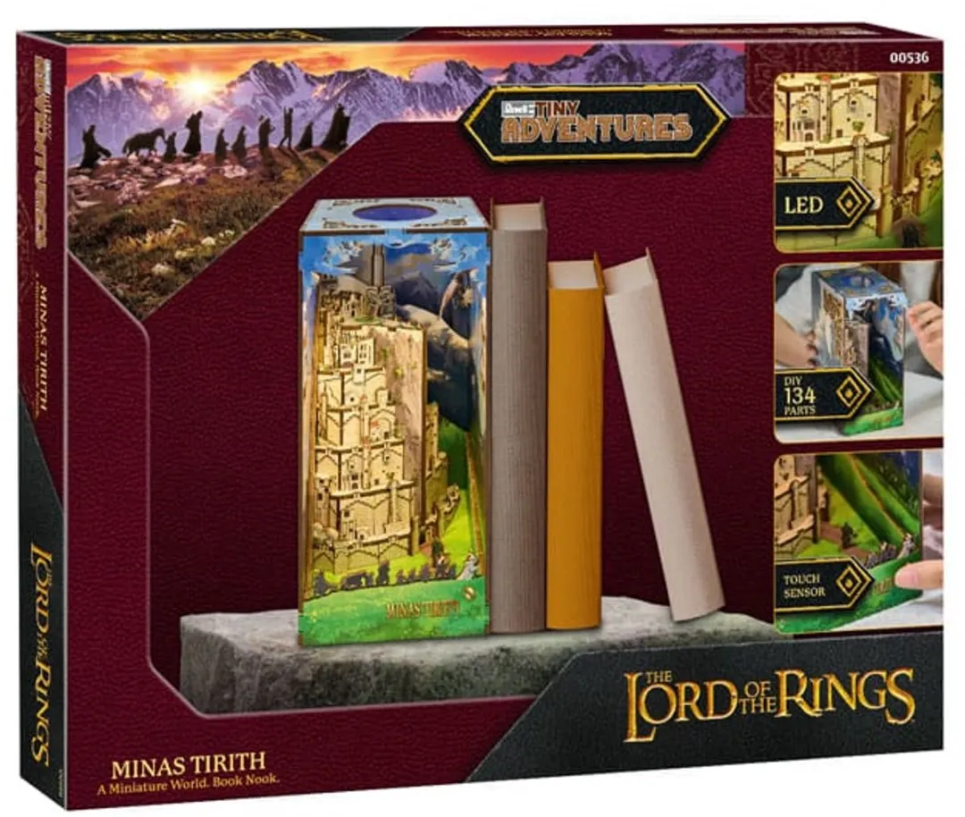 Revell The Lord of the Rings Minas Tirith Book Nook Diorama 23cm - Multi