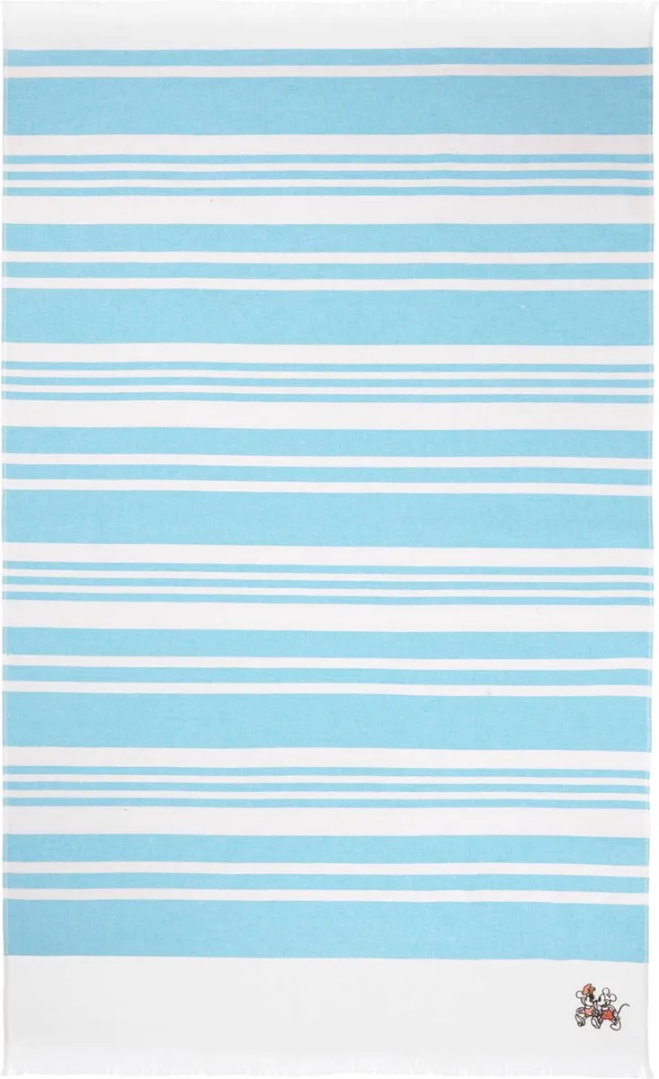 Disney Hammamhanddoek 100x165cm - Wit/Blauw