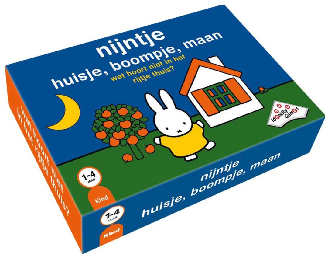 Identity Games Nijntje Kaartspel Huisje Boompje Maan - 250225