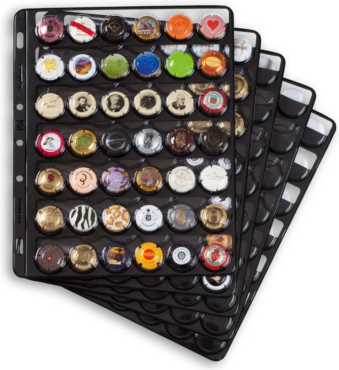 Leuchtturm Champagne Caps Album Grande 210 Vakken - 5 Stuks