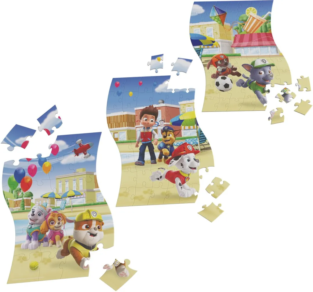 Spin Master PAW Patrol 3-in-1 Puzzel - 24/48/63 Stuks - Multicolor