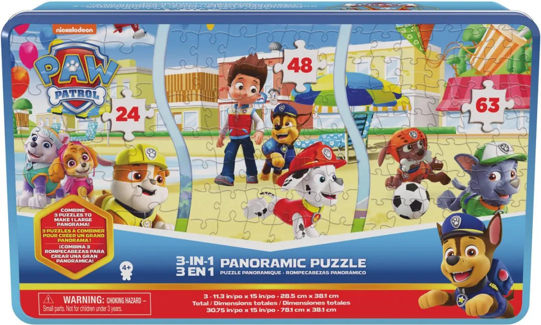 Spin Master PAW Patrol 3-in-1 Puzzel