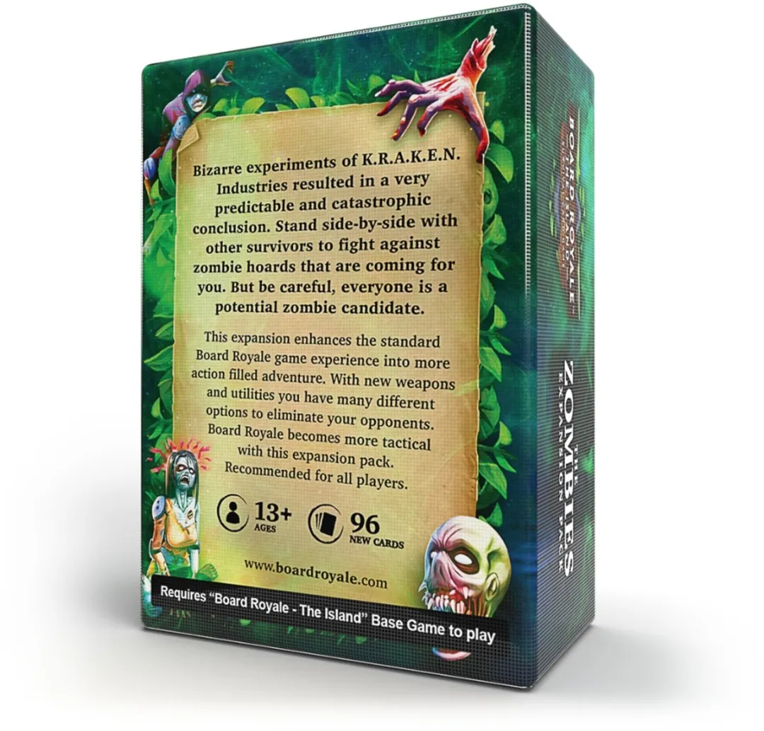 Arvis Games Board Royale The Island Zombies Expansion ARV-1015