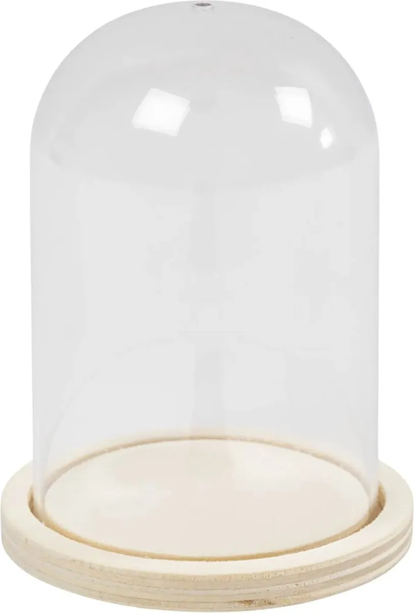 Creativ Company Stolp op Houten Voet 9,5x6cm