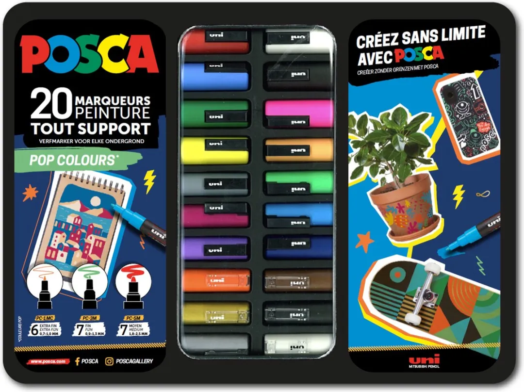 Posca Uni PC-1MR Pop Colours Verfmarkers