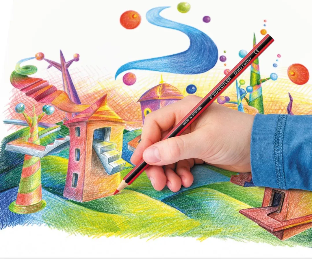 STAEDTLER Noris Club People Of The World Kleurpotlood - 12 Stuks - Grijs