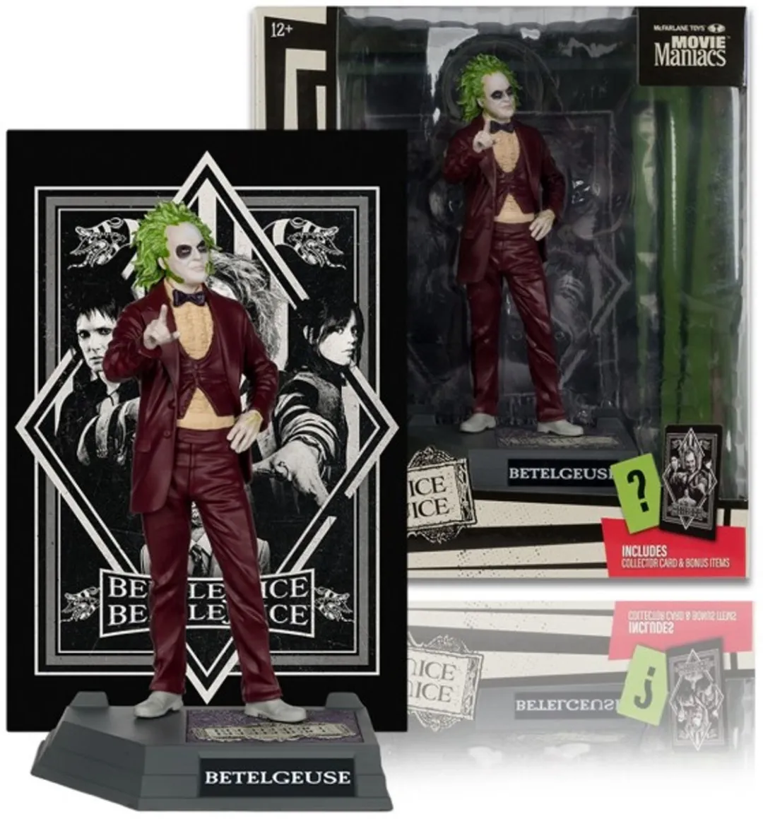 McFarlane Toys Beetlejuice Beetlejuice Movie Maniacs Beeld
