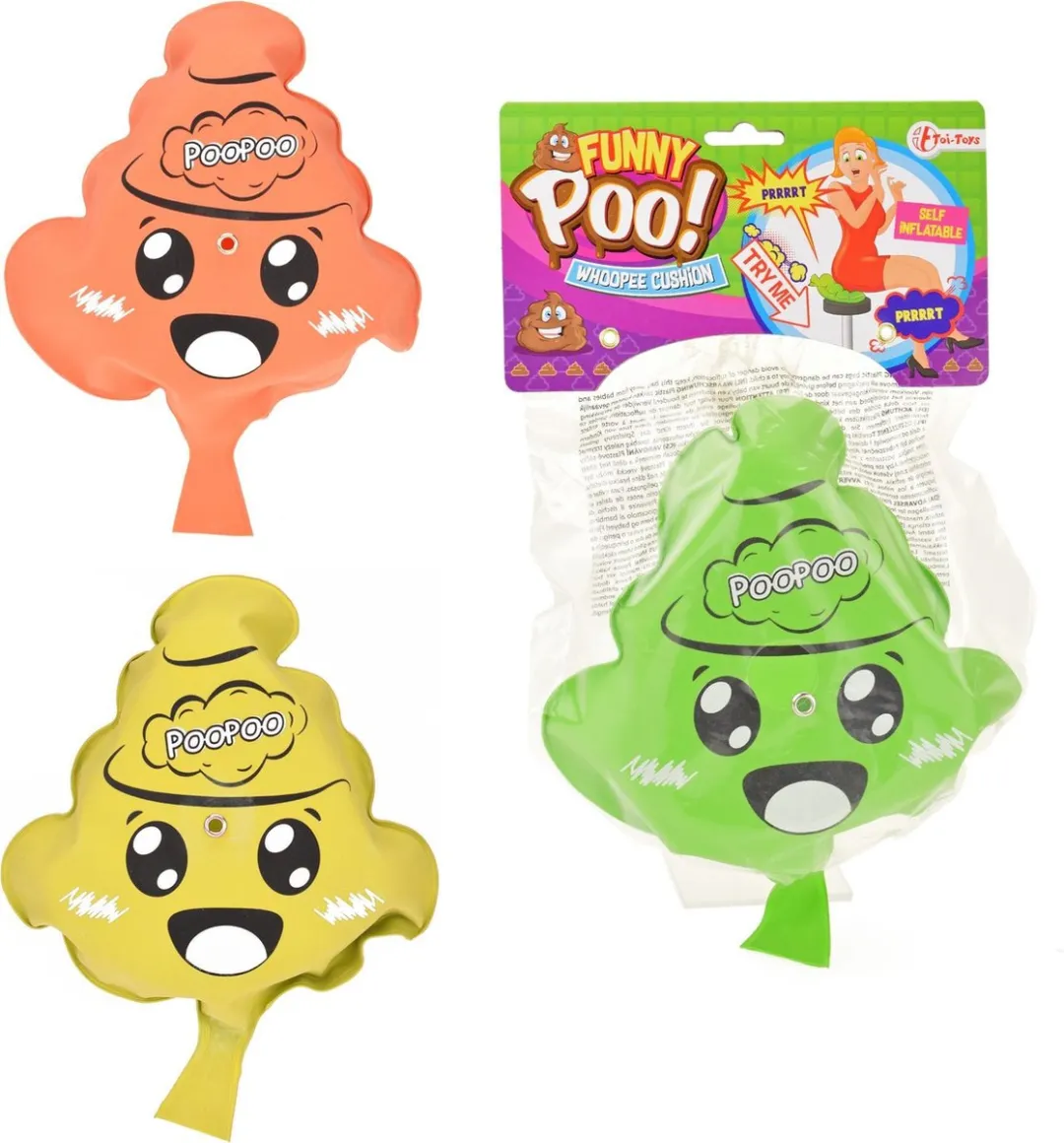 Toi-Toys Scheetkussen 18cm - Groen