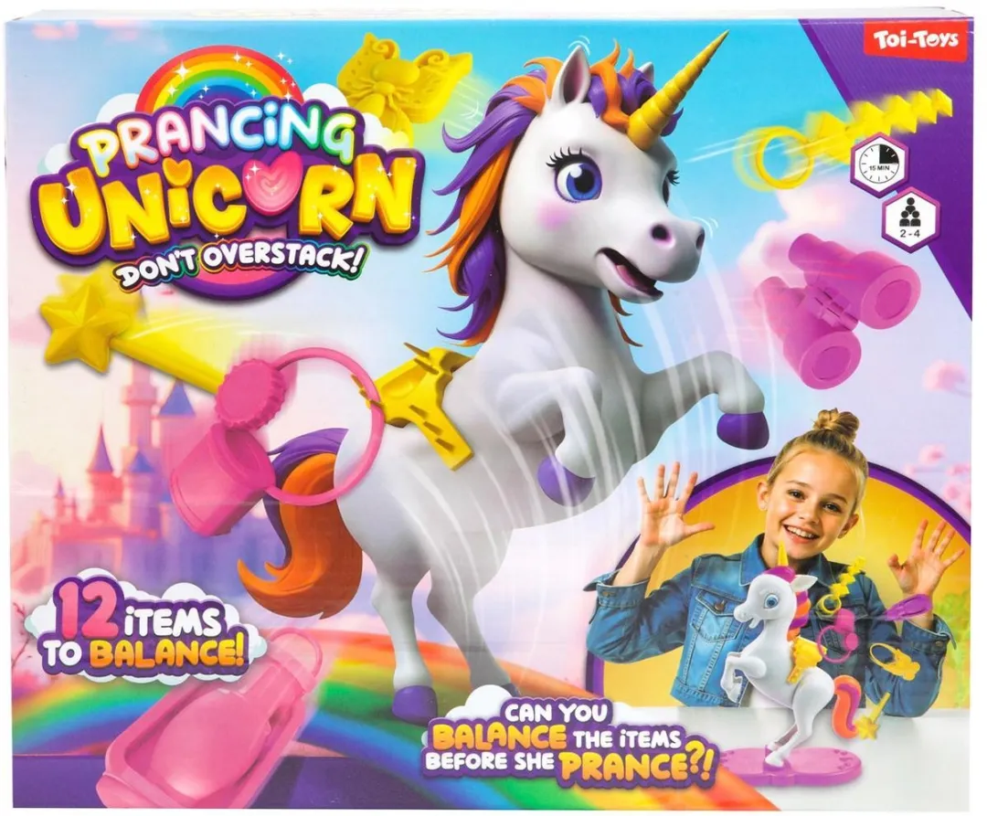 Toi-Toys Bokkende Eenhoorn Bagagespel - 2-4 Spelers