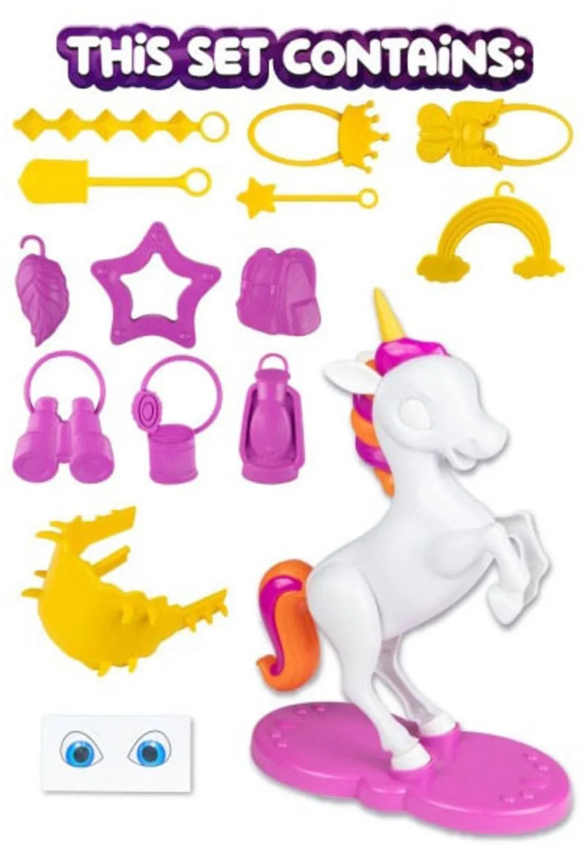 Toi-Toys Bokkende Eenhoorn Bagagespel - 2-4 Spelers
