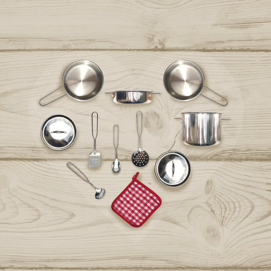 Teamson Kids Speelkeuken Accessories - 11 Stuks - Meerkleurig