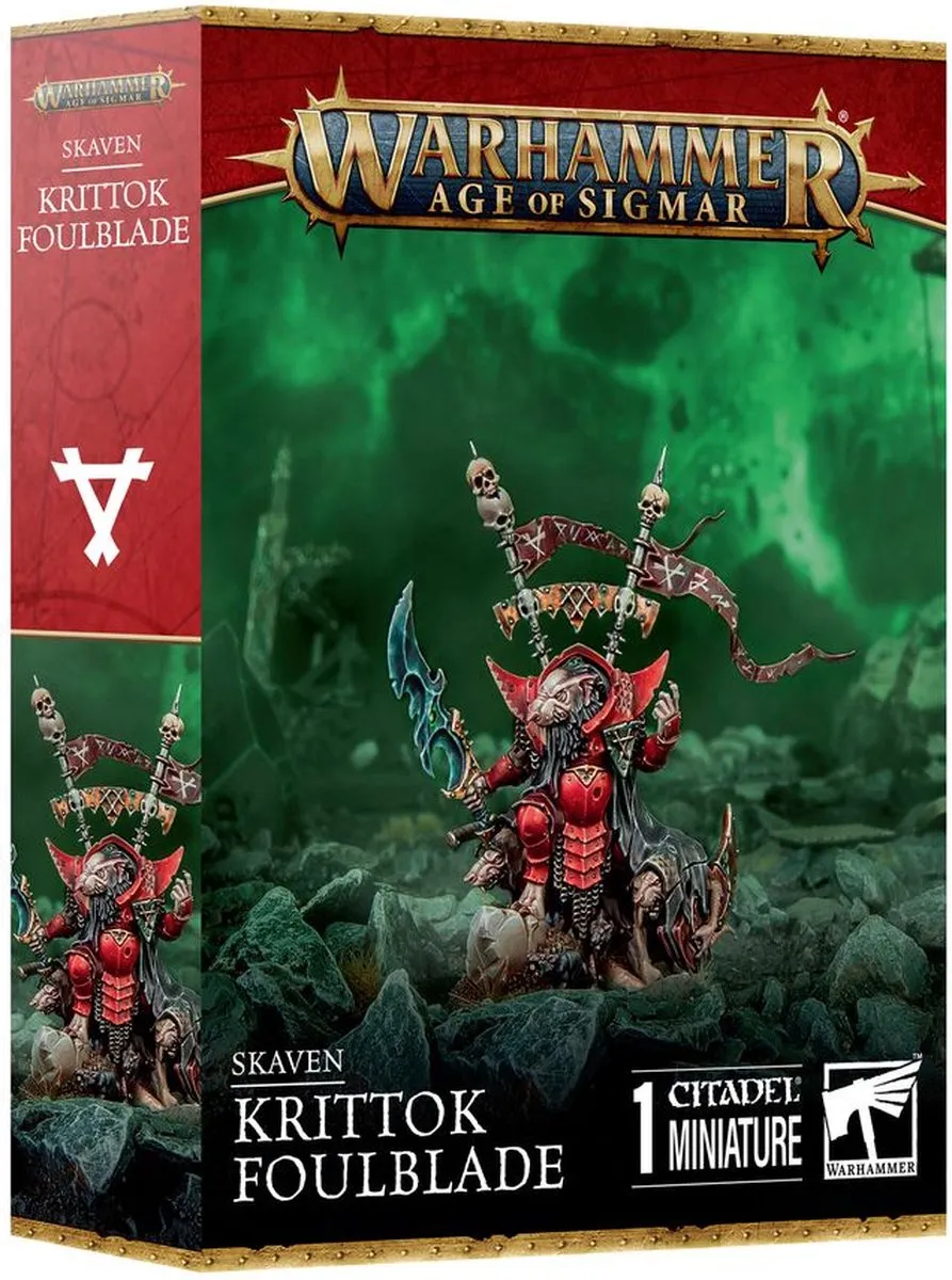 Games Workshop Skaven Krittok Foulblade - 19 Onderdelen
