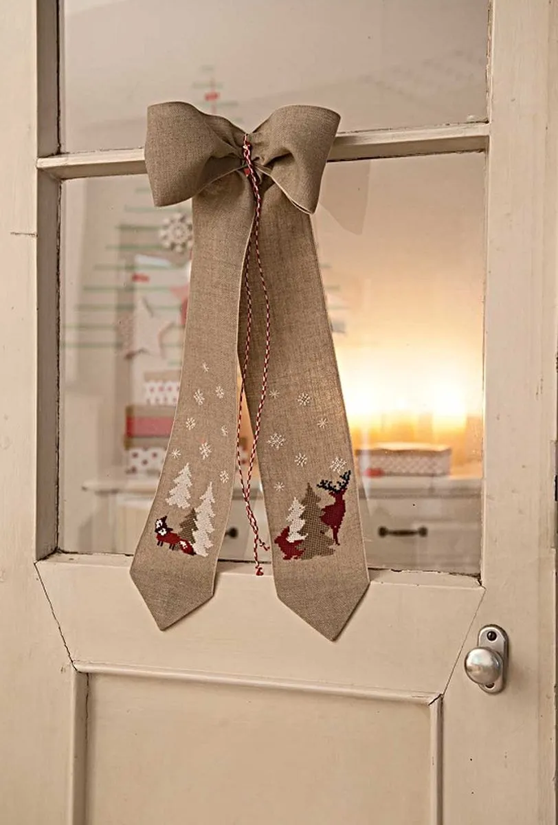 Rico Design Borduurpakket Wandhangertje Kerstlandschap 79618.52.00