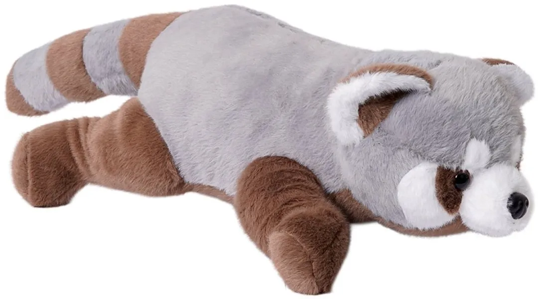 PIA Soft Toys Wasbeer Pluche 30cm - Bruin/Grijs