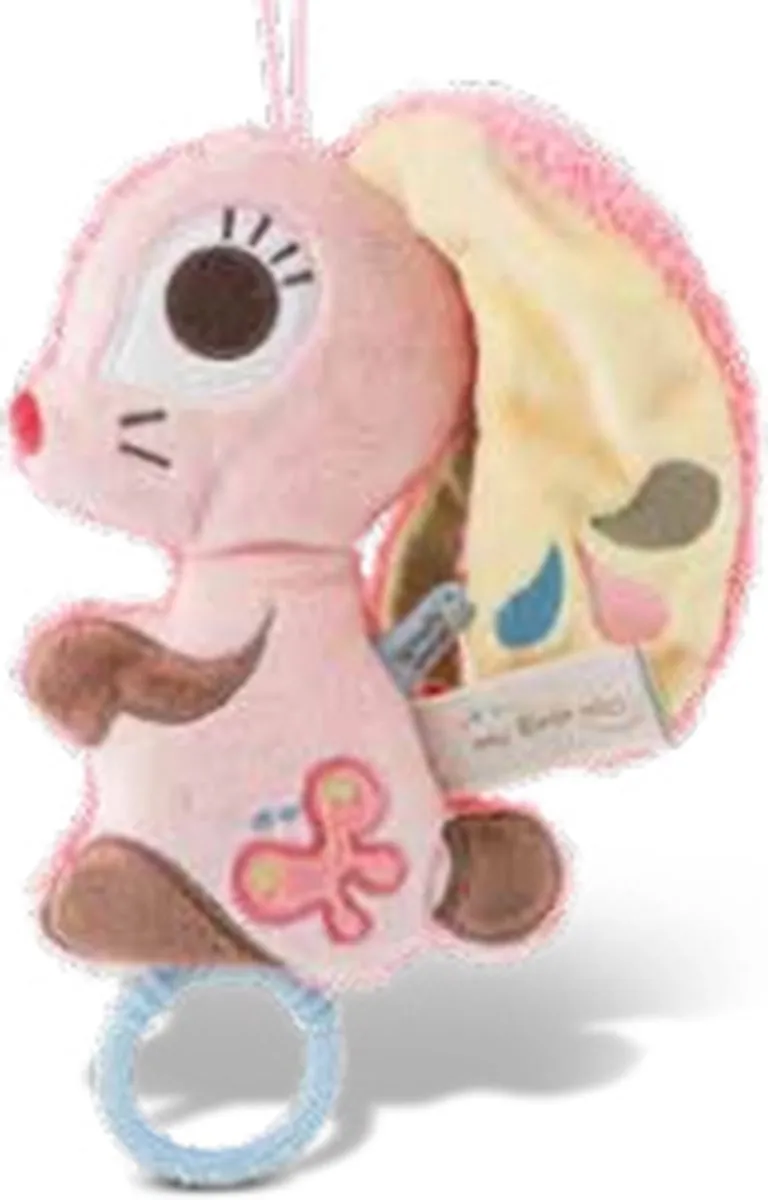 Nici Hopsalie Muziekknuffel Konijn 20cm - Roze