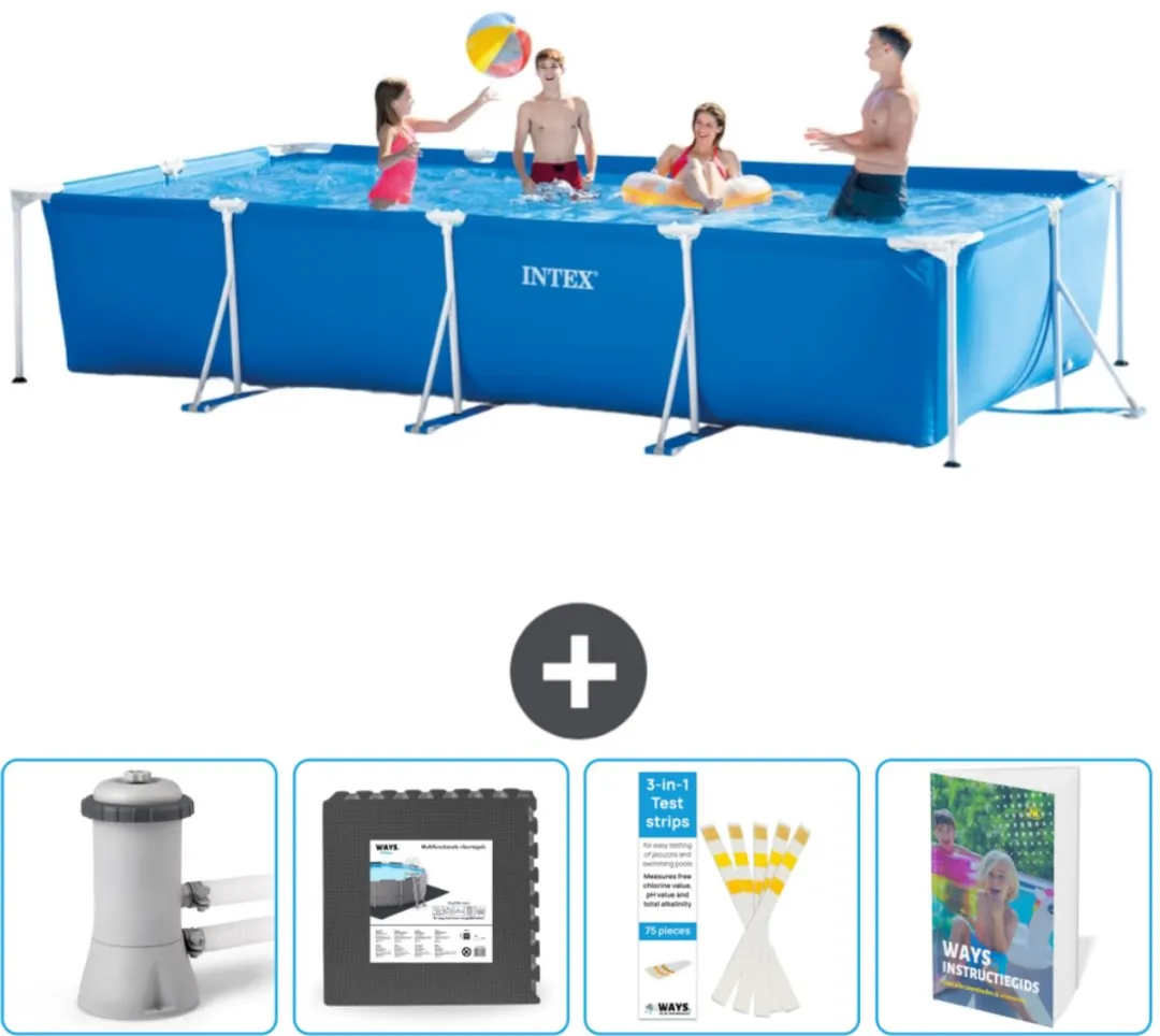 Intex Rechthoekig Frame Zwembad 450x220cm