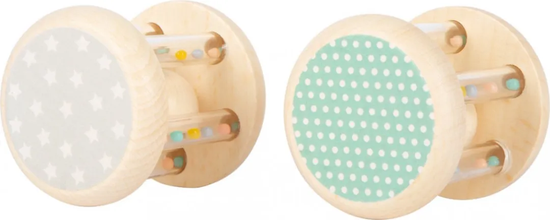 Small Foot Houten Rammelaar Dier Set - 2 Stuks Multicolor