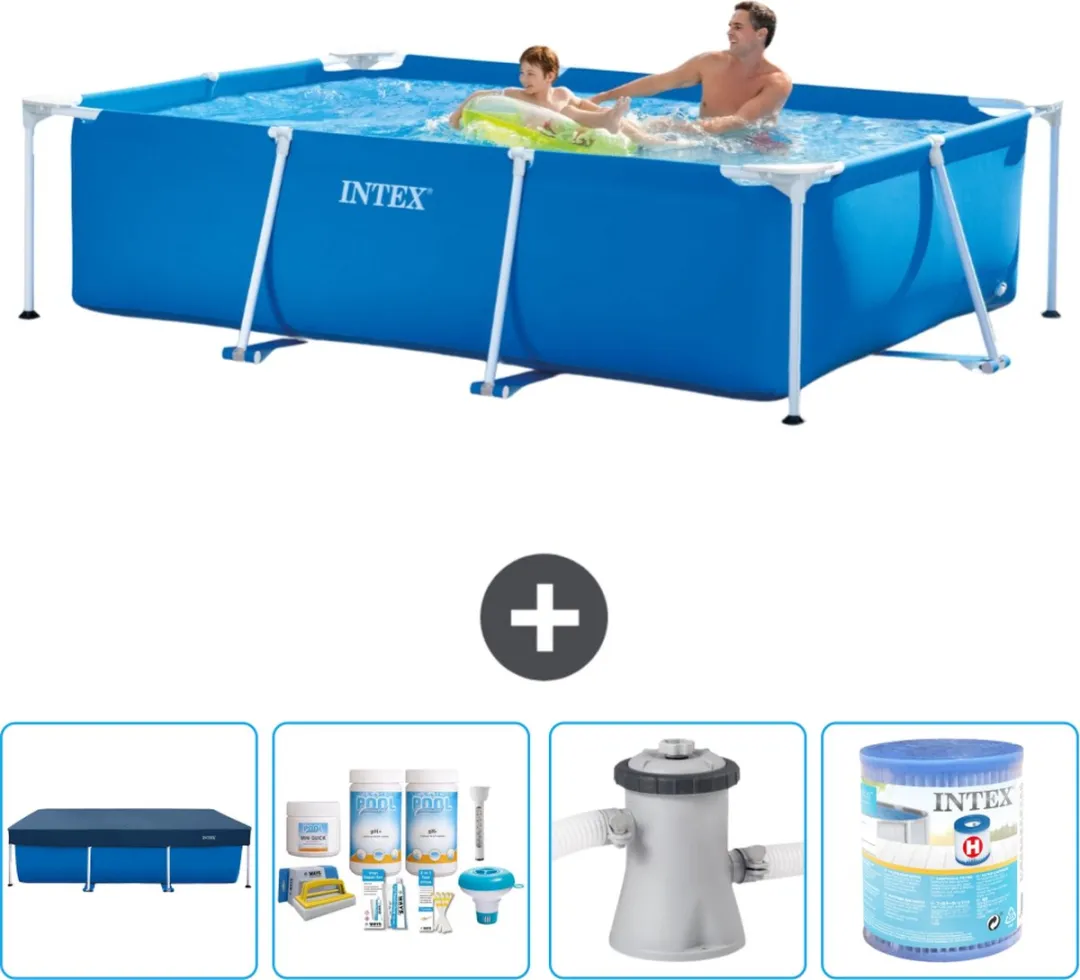 Intex Rechthoekig Frame Zwembad 260x160cm