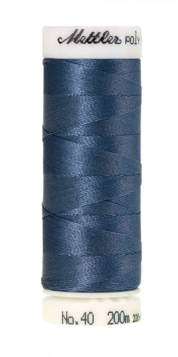 Amann Mettler Polysheen Borduurgaren 200m - Blauw