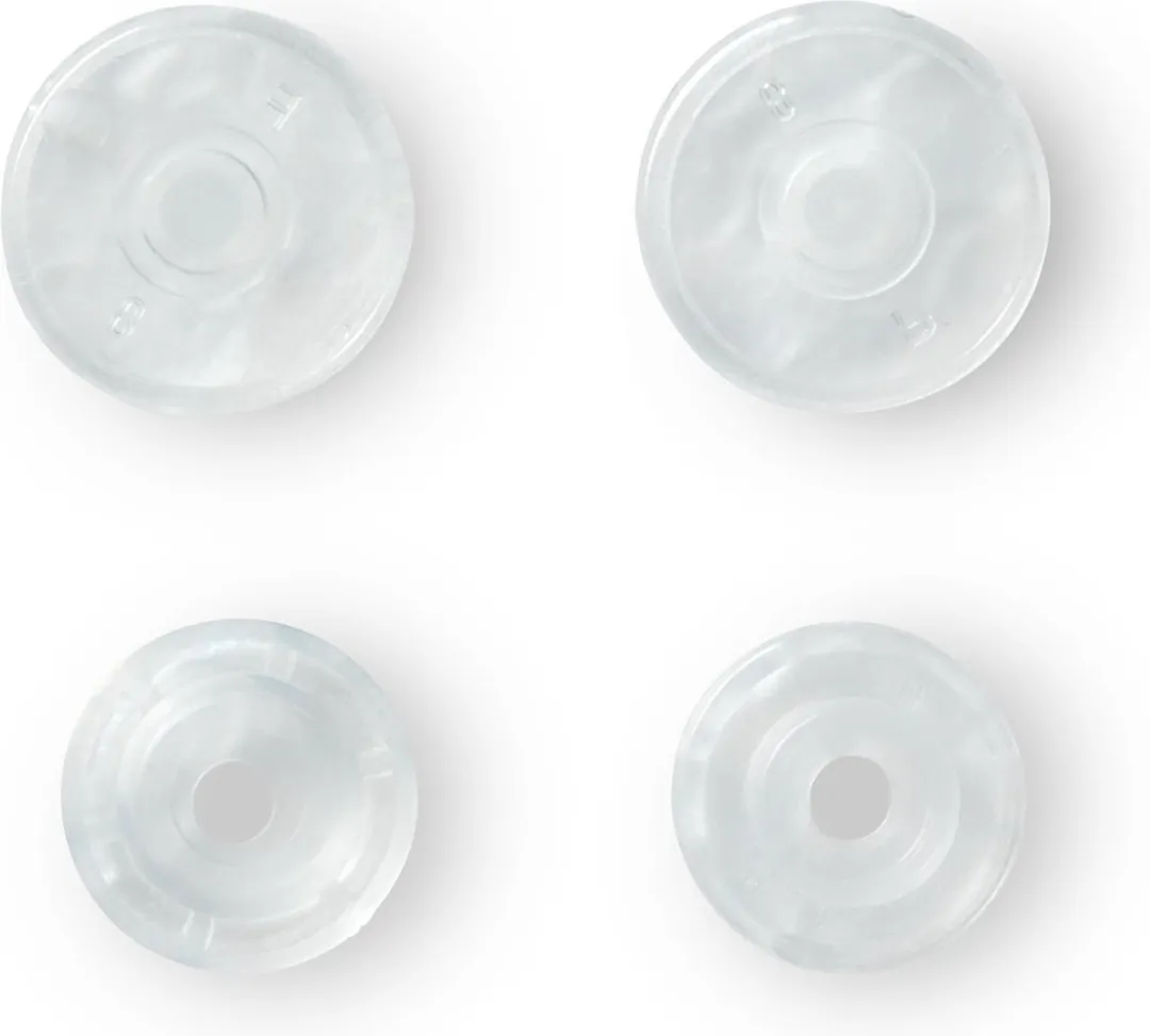 Prym Drukknoop ColorSnaps 12,4mm Transparant - 30 Stuks