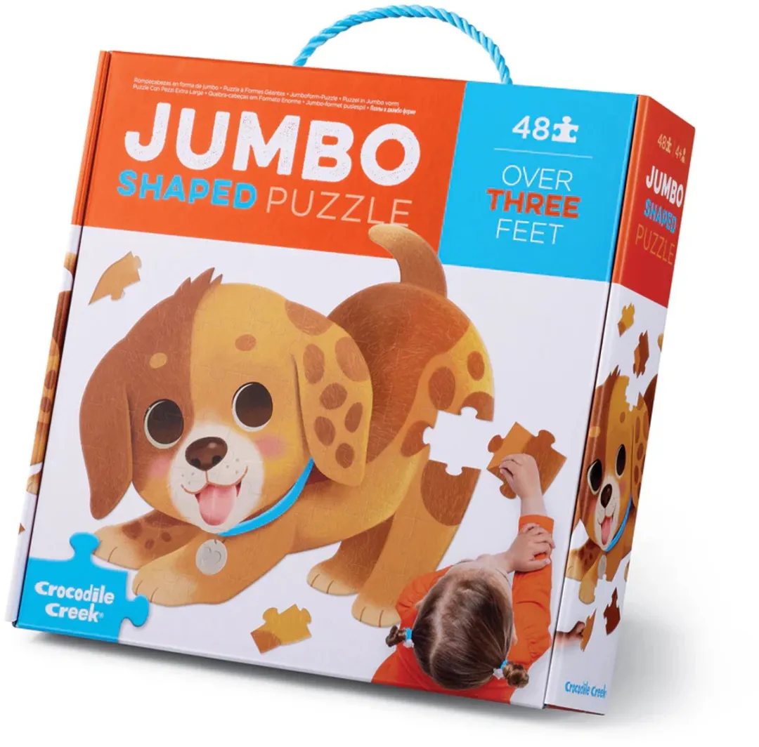 Crocodile Creek Puzzel Jumbo Puppy's CC29705 - 484 Stuks - Multicolor