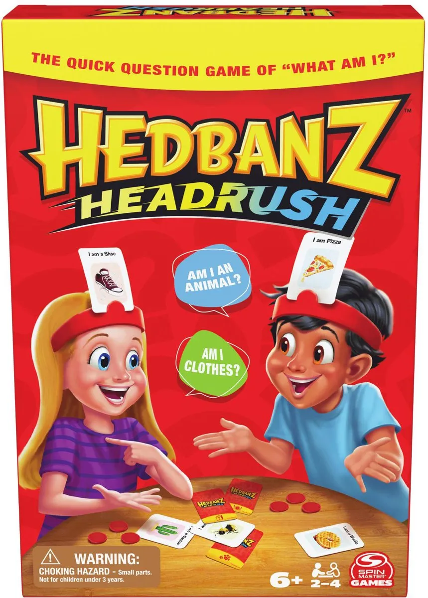 Spin Master Hedbanz Wat Ben Ik? - Reisspel - 2-4 Spelers