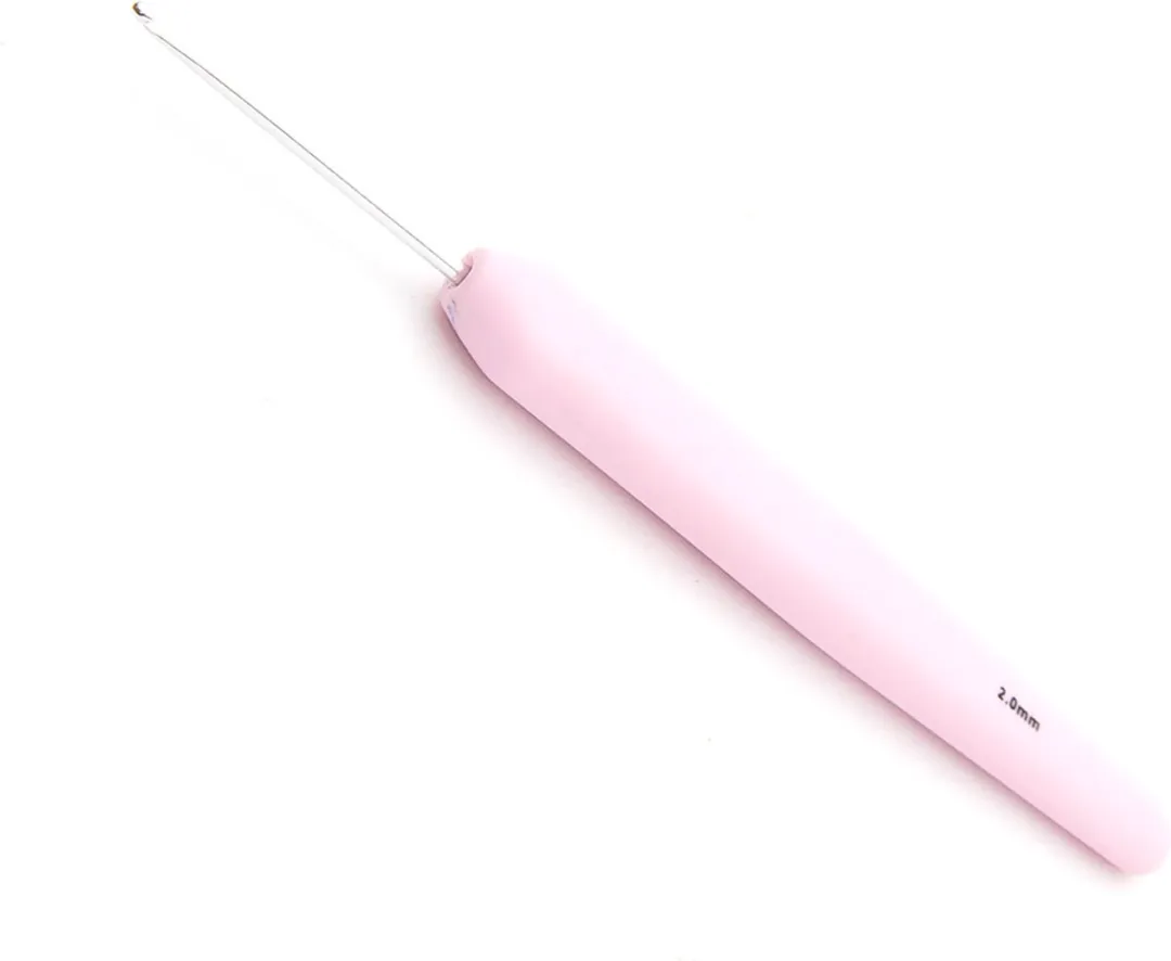 KnitPro Waves 2 Haaknaalden 2.00mm - Roze Cotton Candy