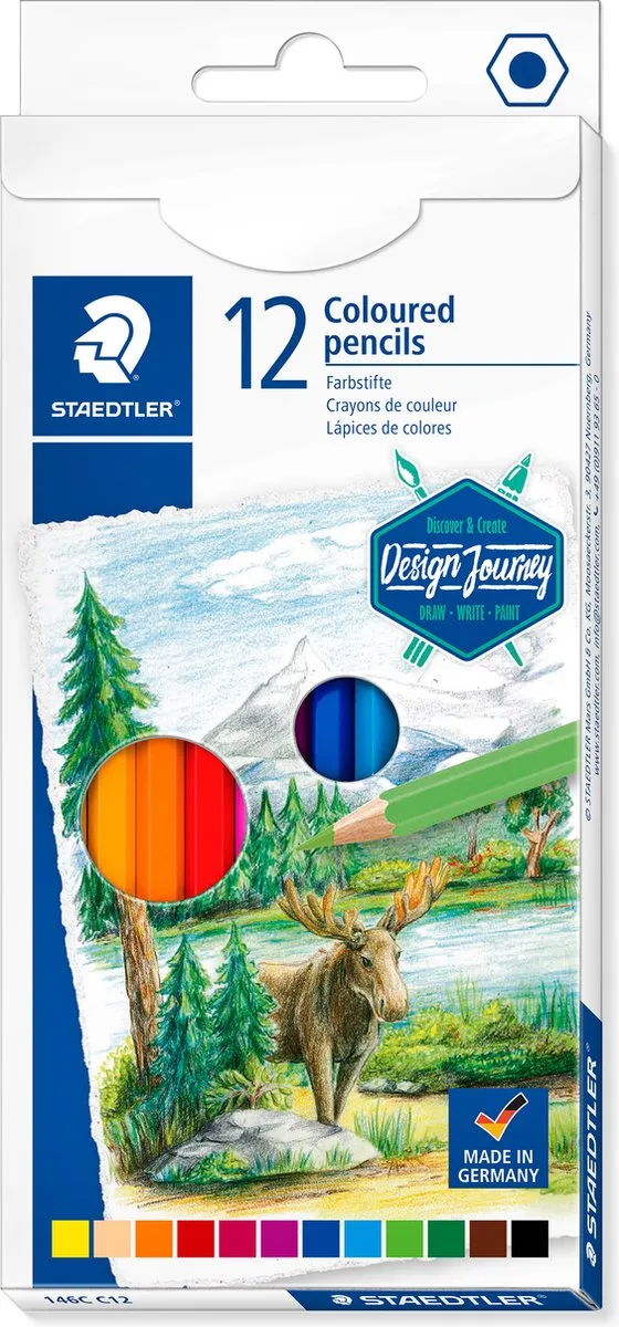 STAEDTLER Design Journey Kleurpotlood 12 Stuks