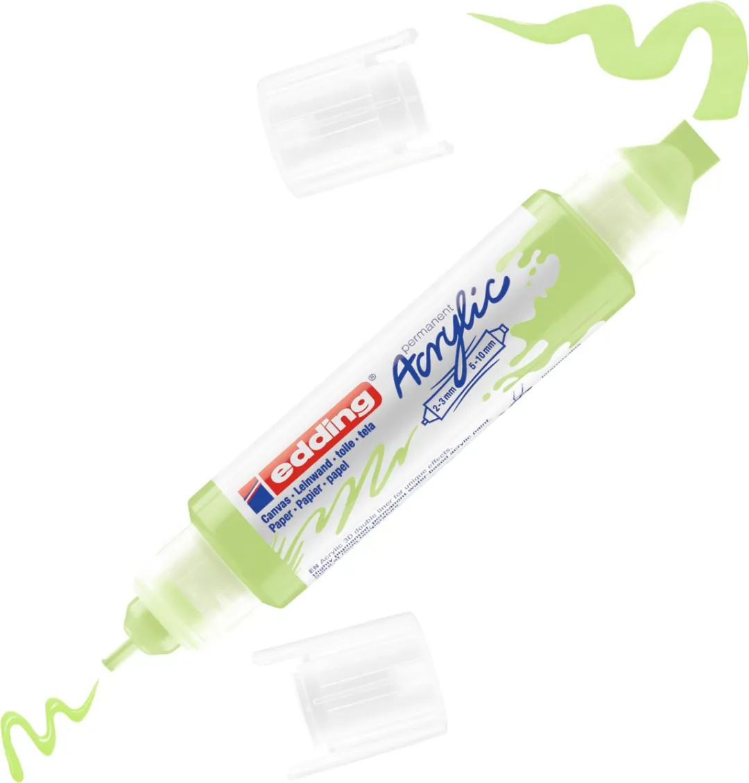edding 5400 3D Double Liner Acrylmarker - Pastel Groen