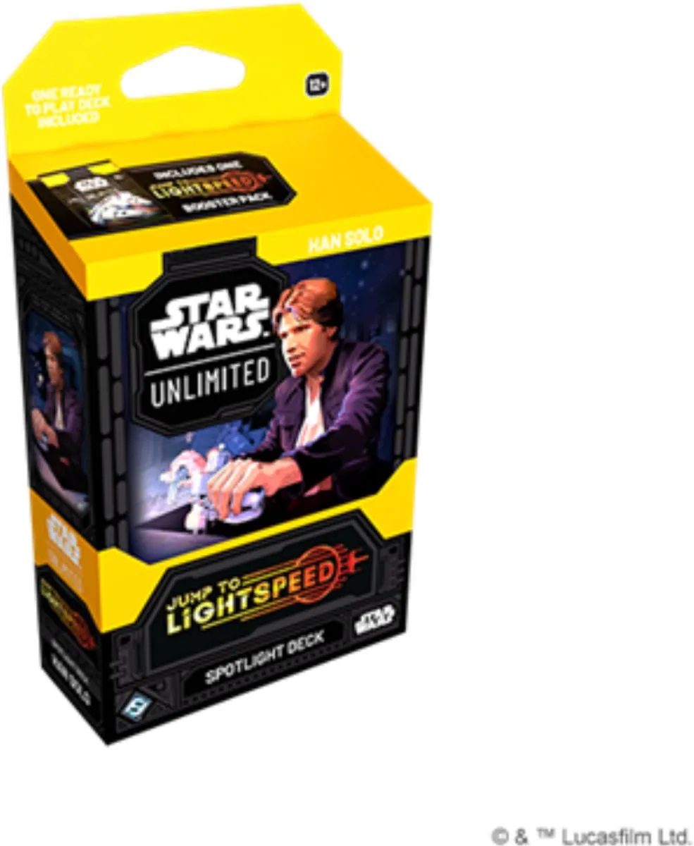 Star Wars Unlimited Jump to Lightspeed Han Solo Spotlight Deck