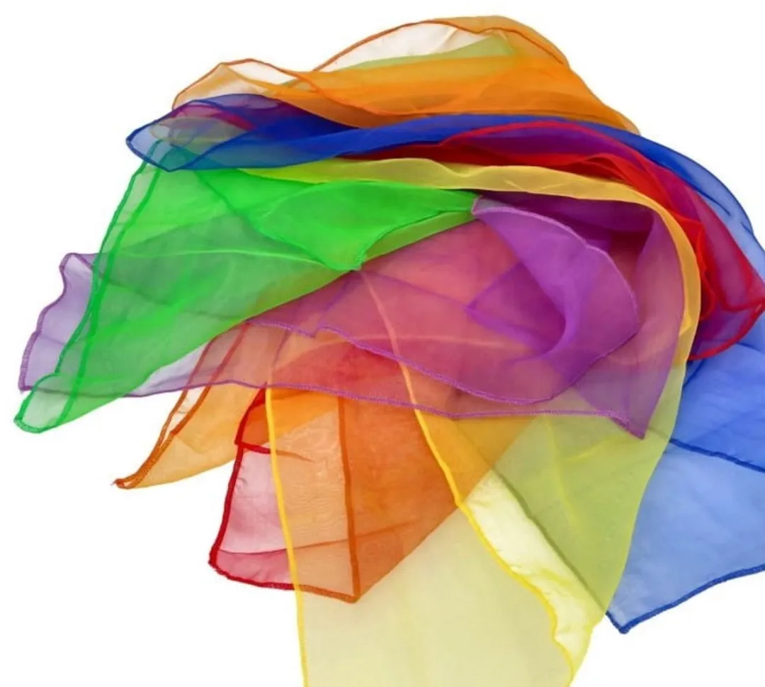 Goki Juggling Nylon Doeken - Meerdere kleuren
