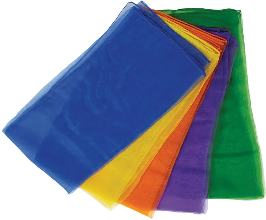 Goki Juggling Nylon Doeken - Meerdere kleuren