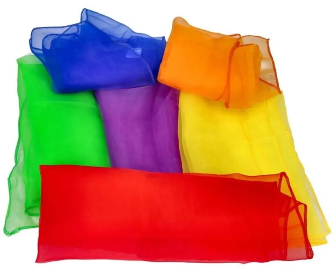 Goki Juggling Nylon Doeken - Meerdere kleuren