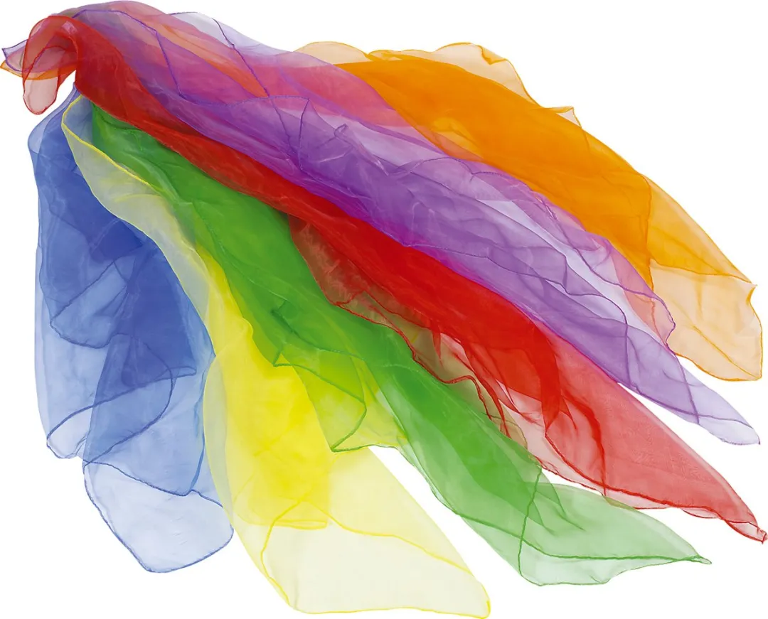 Goki Juggling Nylon Doeken - Meerdere kleuren