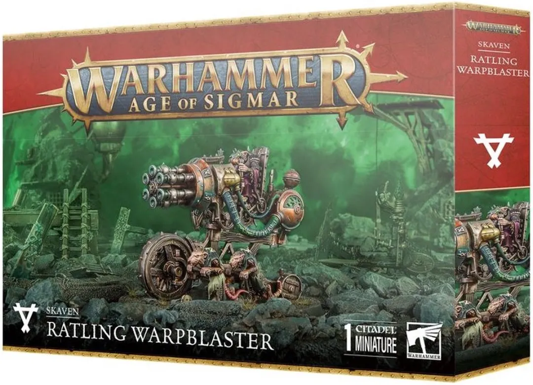 Games Workshop Warhammer Age of Sigmar Skaven Ratling Warpblaster 90-54
