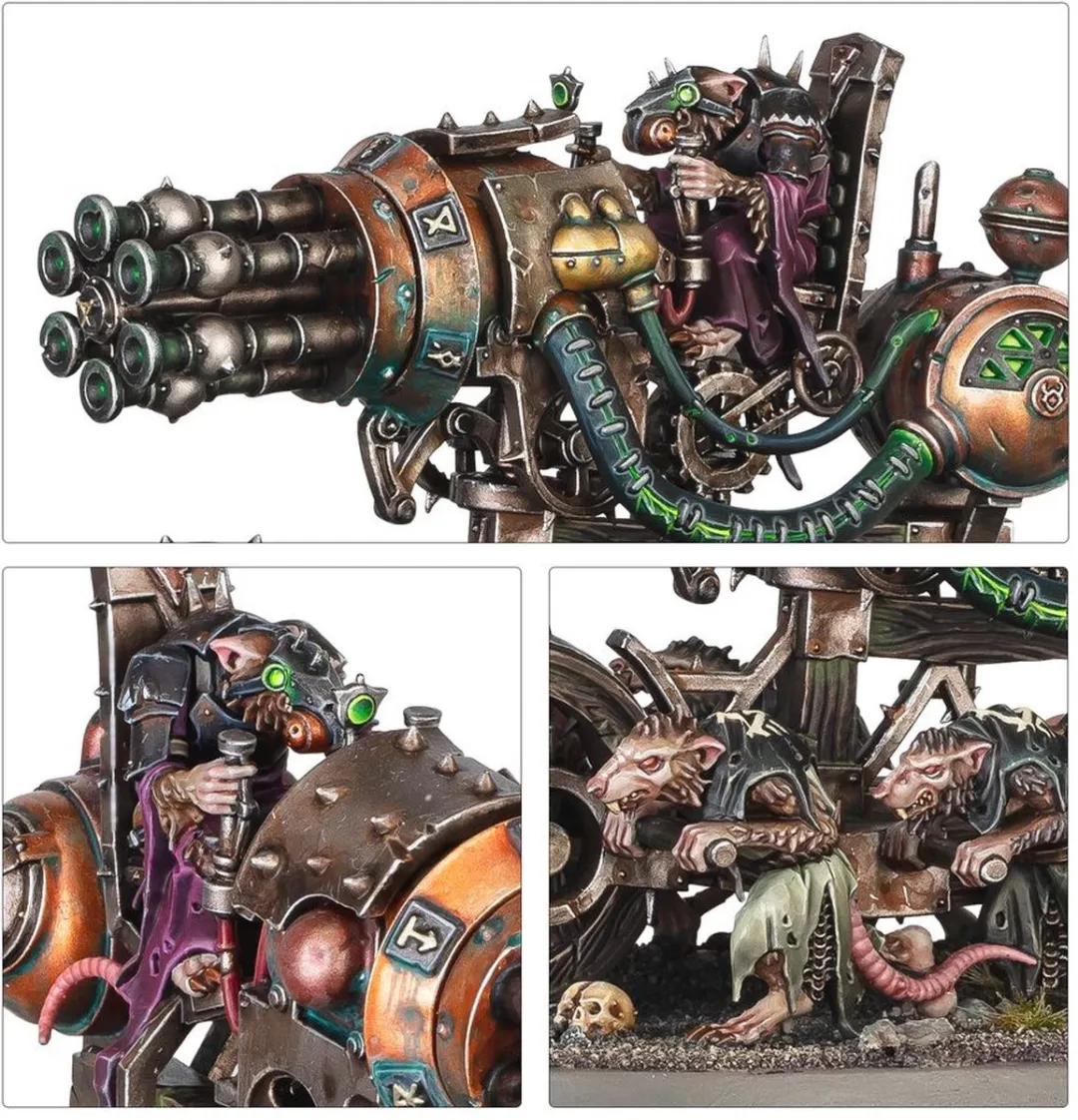 Games Workshop Warhammer Age of Sigmar Skaven Ratling Warpblaster 90-54