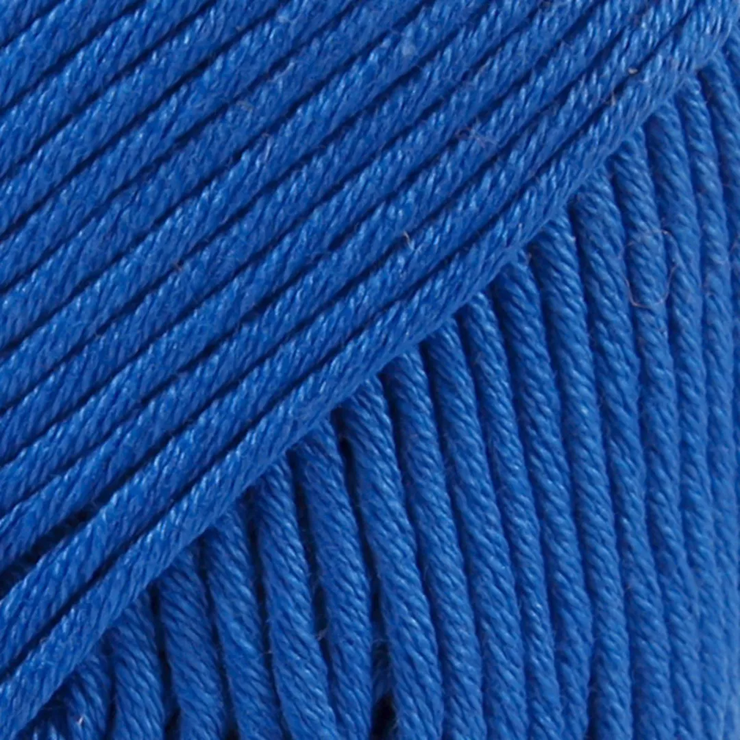 Drops Muskat Uni Colour Koningsblauw Katoen Garen