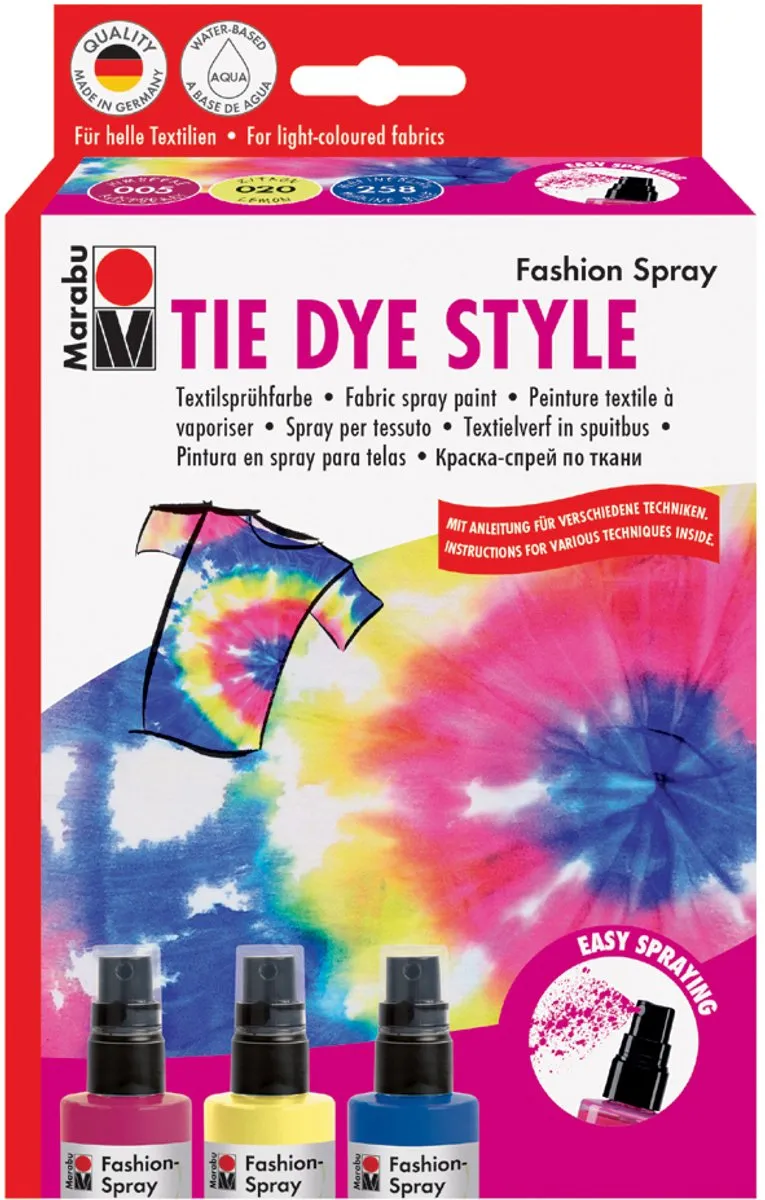 Marabu Tie-Dye Textielspuitverfset