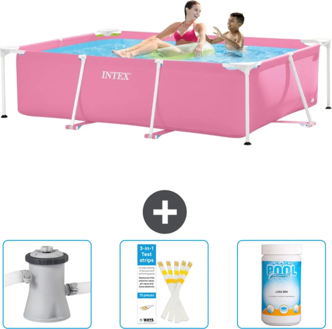 Intex Frame Zwembad 220x150x60cm Roze